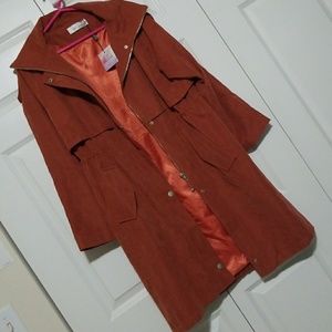 NWT Chicwish orange coat